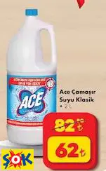 ACE ÇAMAŞIR SUYU KLASİK 2 L